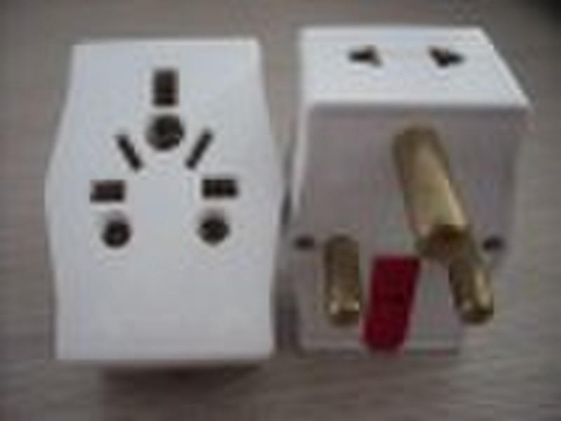 3 runde Stifte 15amp Multi-Adapter