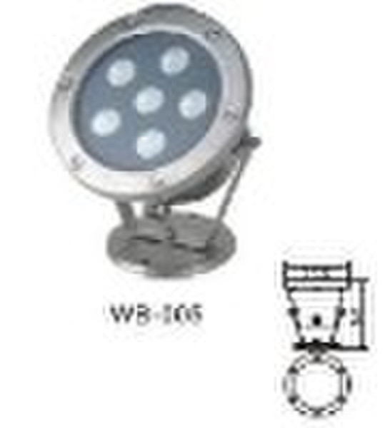 Newest RGB stainless steel LED Underwater Light