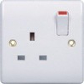 Wall switch and socket