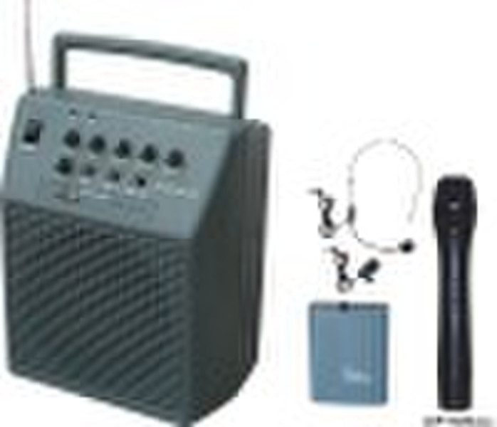 Portable wireless pa amplifier with USB/SD card(TH