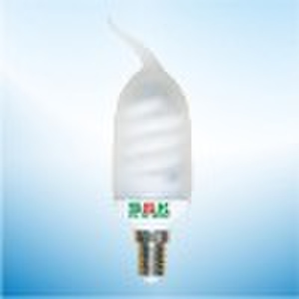 Micro Candle with Curl Energy Saving Lamp Class A