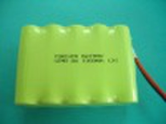 Industrial use nimh battery pack 12v AA1300b