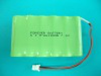 6*AA 1800b nimh rechargeable battery pack for cash