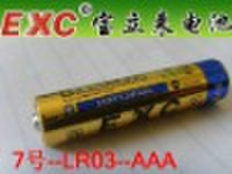 alkaline battery LR03 sizeAAA