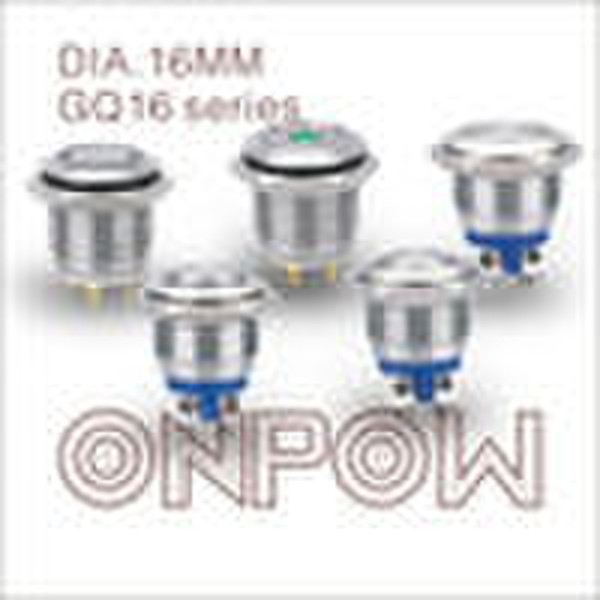 GQ16 series metal push button swith