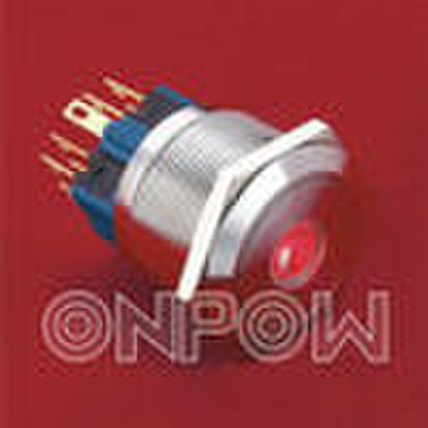 ONPOW GQ25 Series illuminated push-button switch (