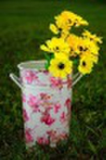 painting by transfer paper metal flower pot-H10&qu