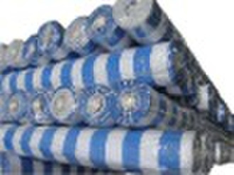 Blue-white plastic  sheet