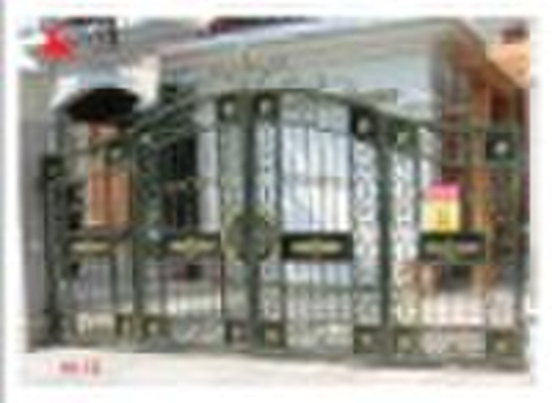 wrought iron art gate