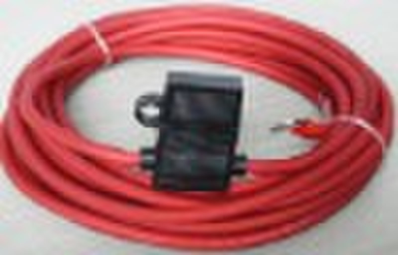 Qualitäts-rote PVC-Stromkabel (10GA)