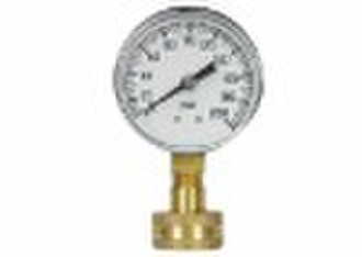 Water test pressure gauge