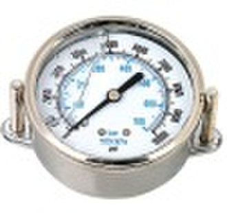 oil filled pressure gauge with diamond clip