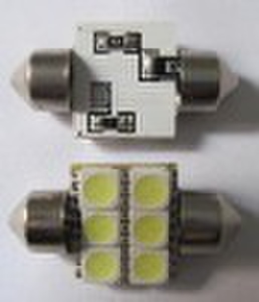 Festoon  5050 6smd 31mm canbus led