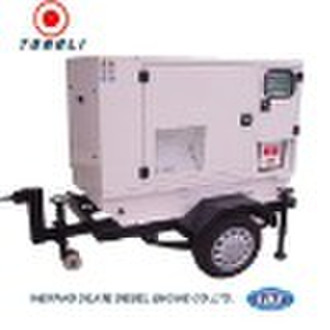 mobile generator with trailer