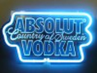 Absolut Vodka Alcohol Display 3d Neon
