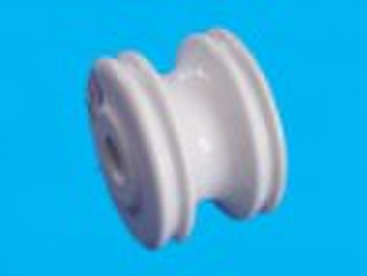 Spool Insulator-White glazed