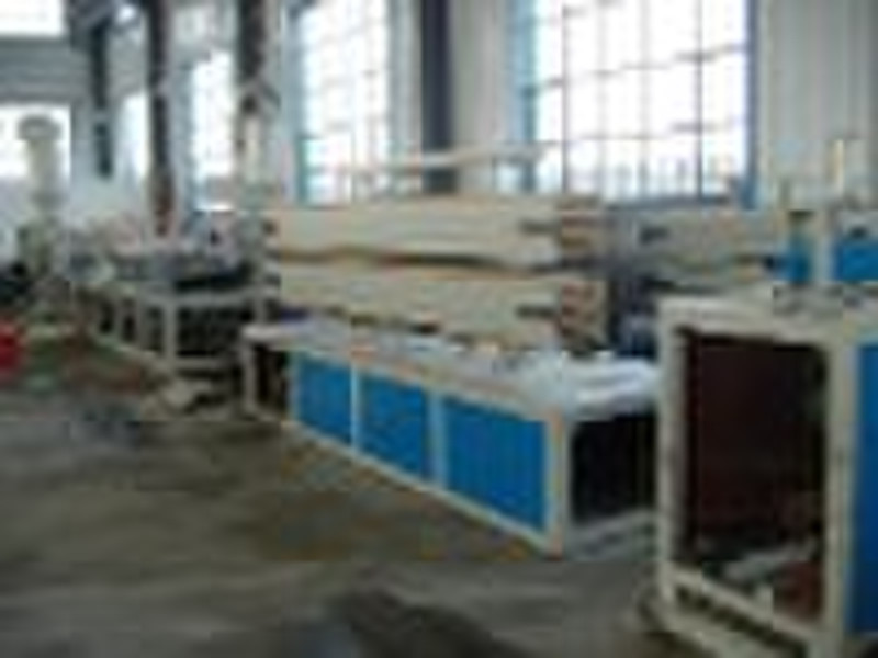wood-plastic profile production line