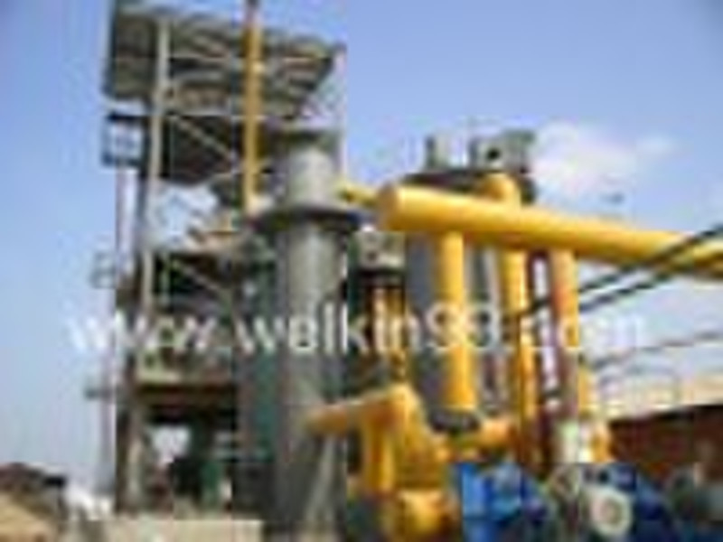 Double stage coal gas generator
