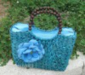 fashion straw lady handbag
