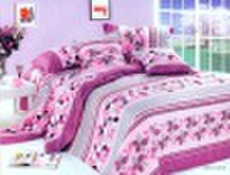 100% polyester microfiber bed sheet set  pigment p