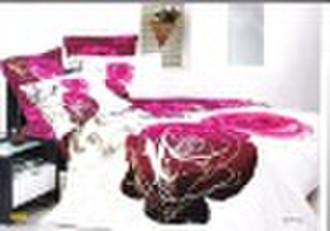 100% cotton reactive printed bedding set bed linen