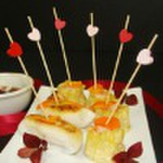 Bamboo Skewers with decoration