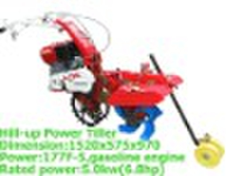 Hill-up power tiller