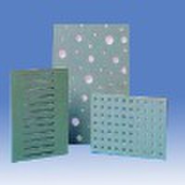 Perforated gypsum board