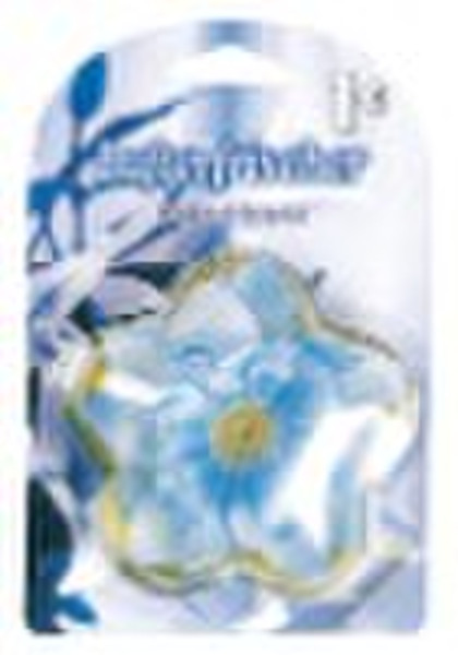 glass and flower gel air freshener