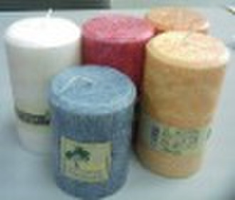 Rustic Pillar Candles 77/102 100% Stearin