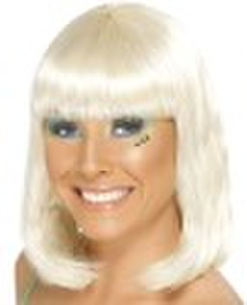 blonde party wig