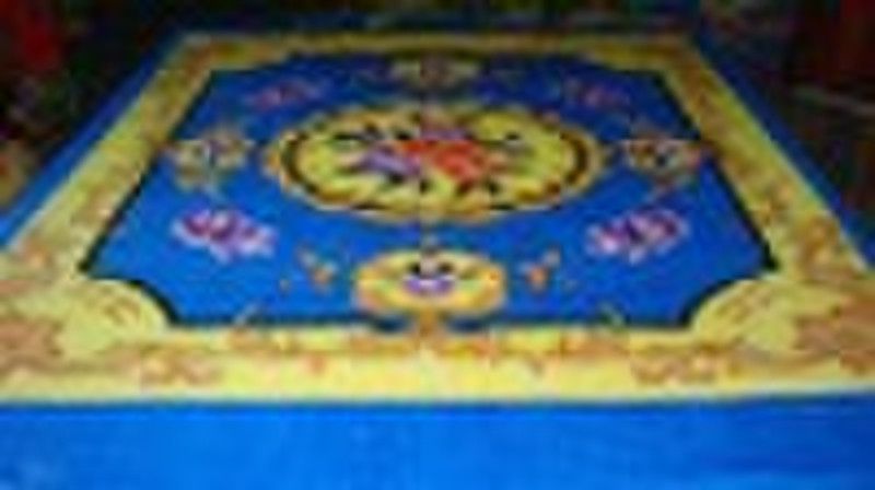 No.8023 beige 100% polyester mink blanket