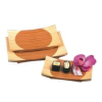 bamboo sushi plate