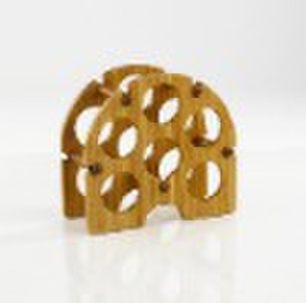 bamboo wine holder