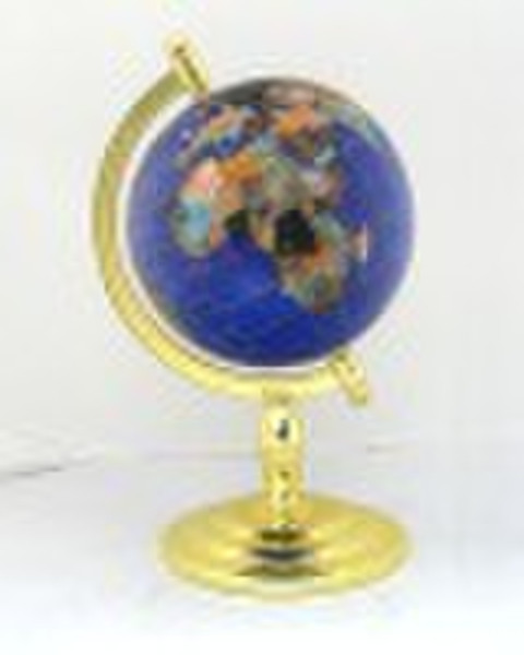 Gemstone globe table style