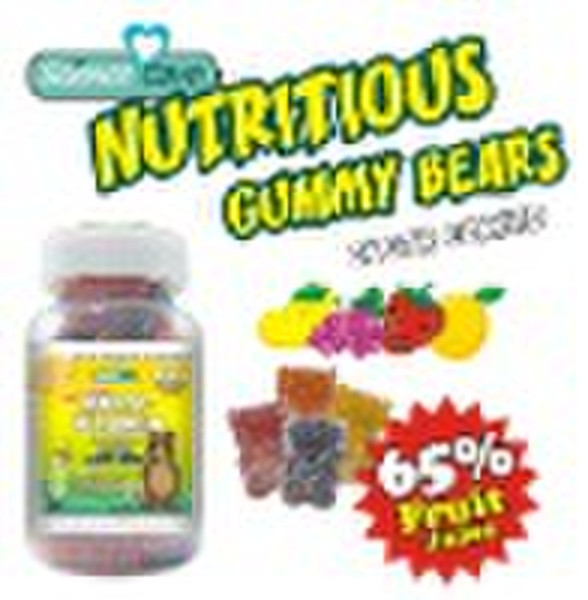 Multi-vitamin Pectin Gummy Bear