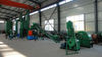 wood pelleting line