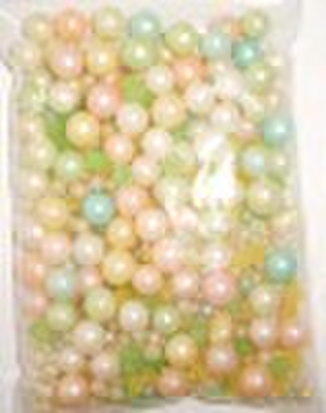 colorful pearl sugar