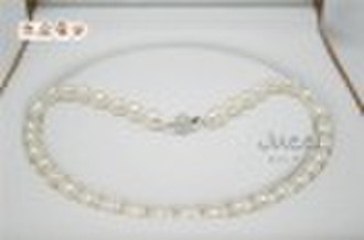 fashion freshwater pearl YXL001 rice shape strand