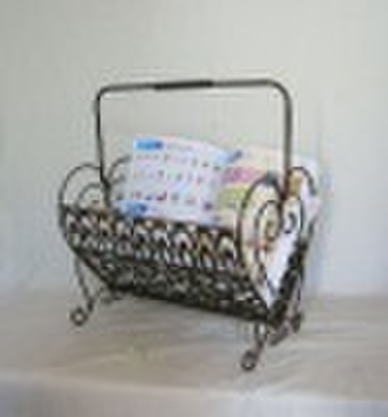 Metal Magazine Rack