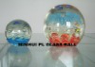 Photoluminescent glass ball