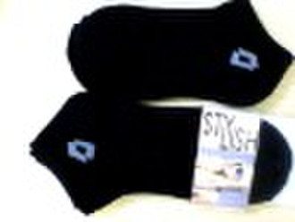 Stock cotton ankle sport socks men