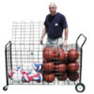 LOCKING BALL STORAGE CART