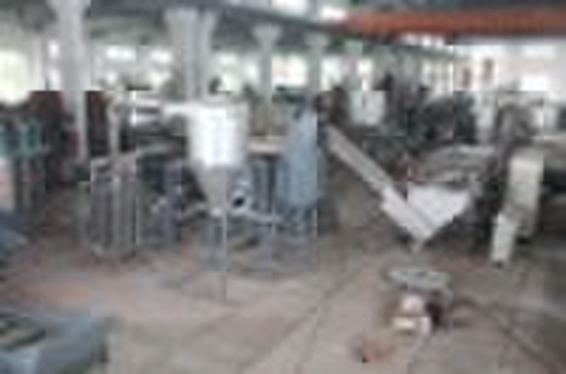 pppe bag crushing&cleaning&drying line