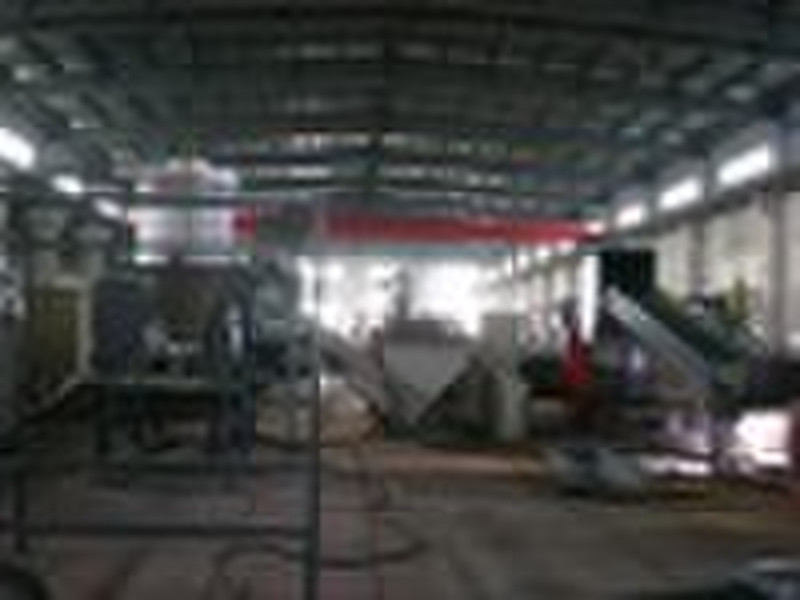 pp woven bag recycling line