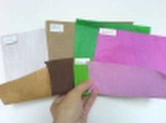 Double colors on the nonwoven fabric