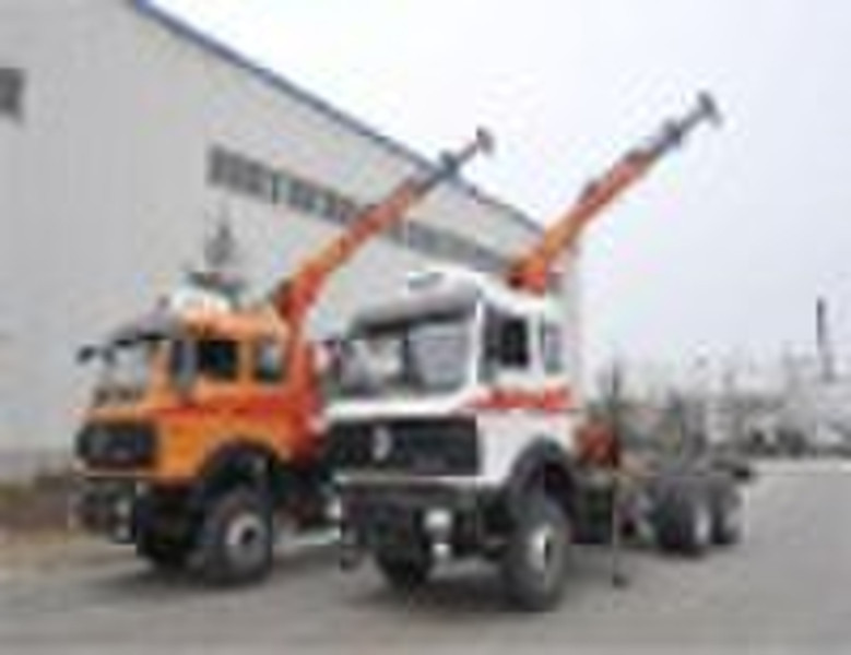 2642 mounted crane truck/6x4/4450+1450/Long/LHD