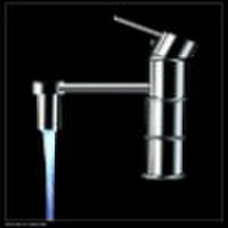 brass LED faucet