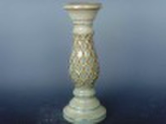 2010 hot sale morden glazed ceramic candleholder