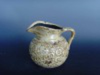 Antique ceramic pitcher